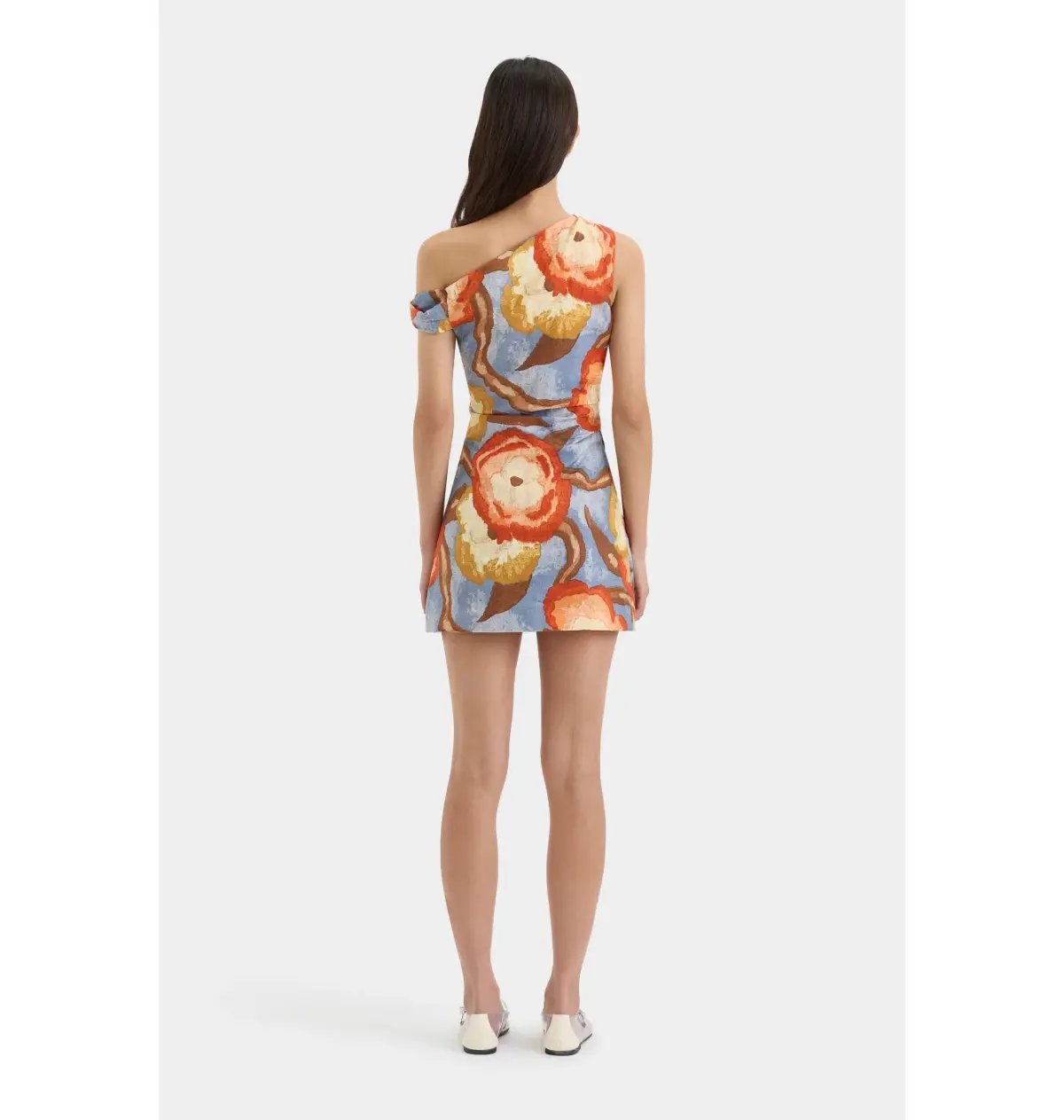 Sir The Label  Avery Twist Mini Dress Camellia Print Size 2 / AU 10 photo 3