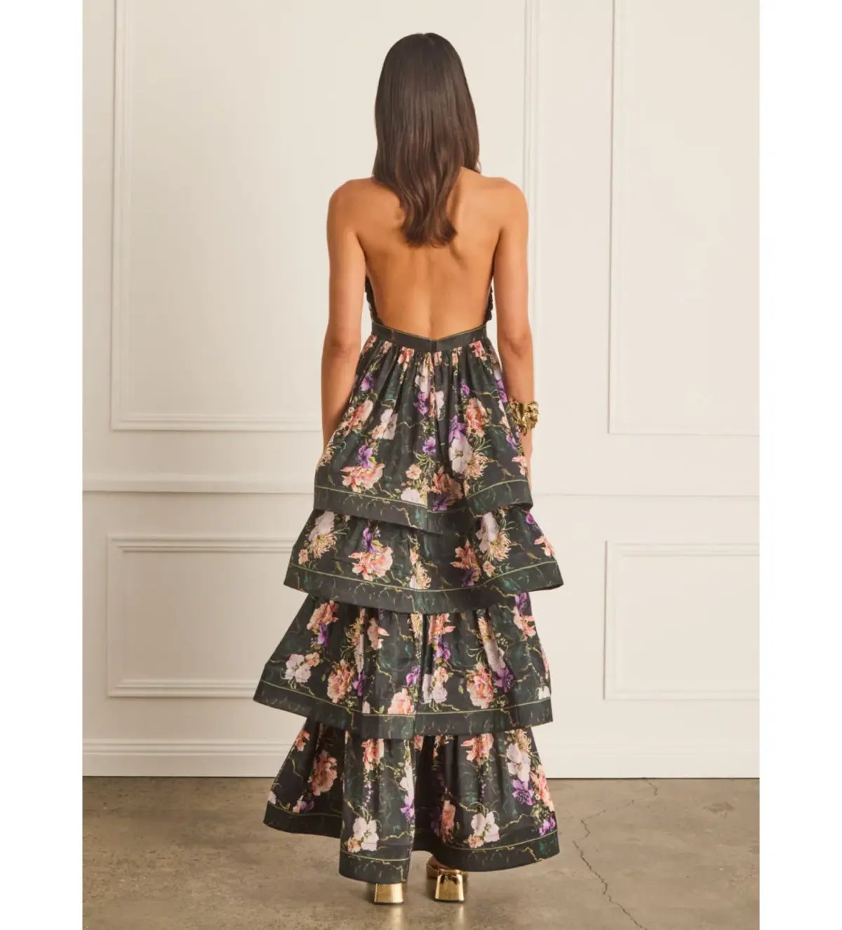 Aqua Blu Australia Tempest Constance Maxi Dress Floral Size 12 photo 2