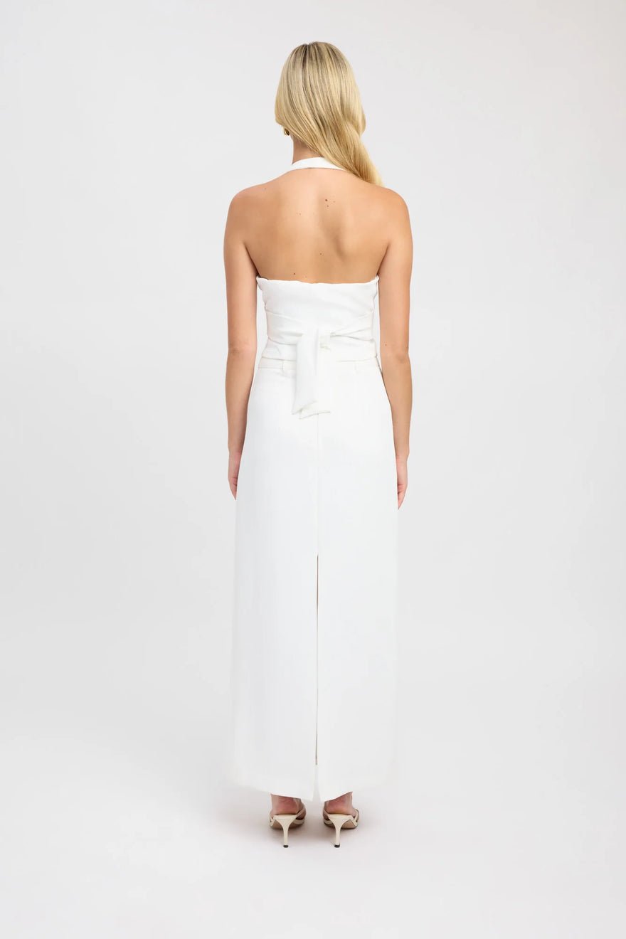 Kookai Oyster Skirt And Vest Set Ivory photo 2