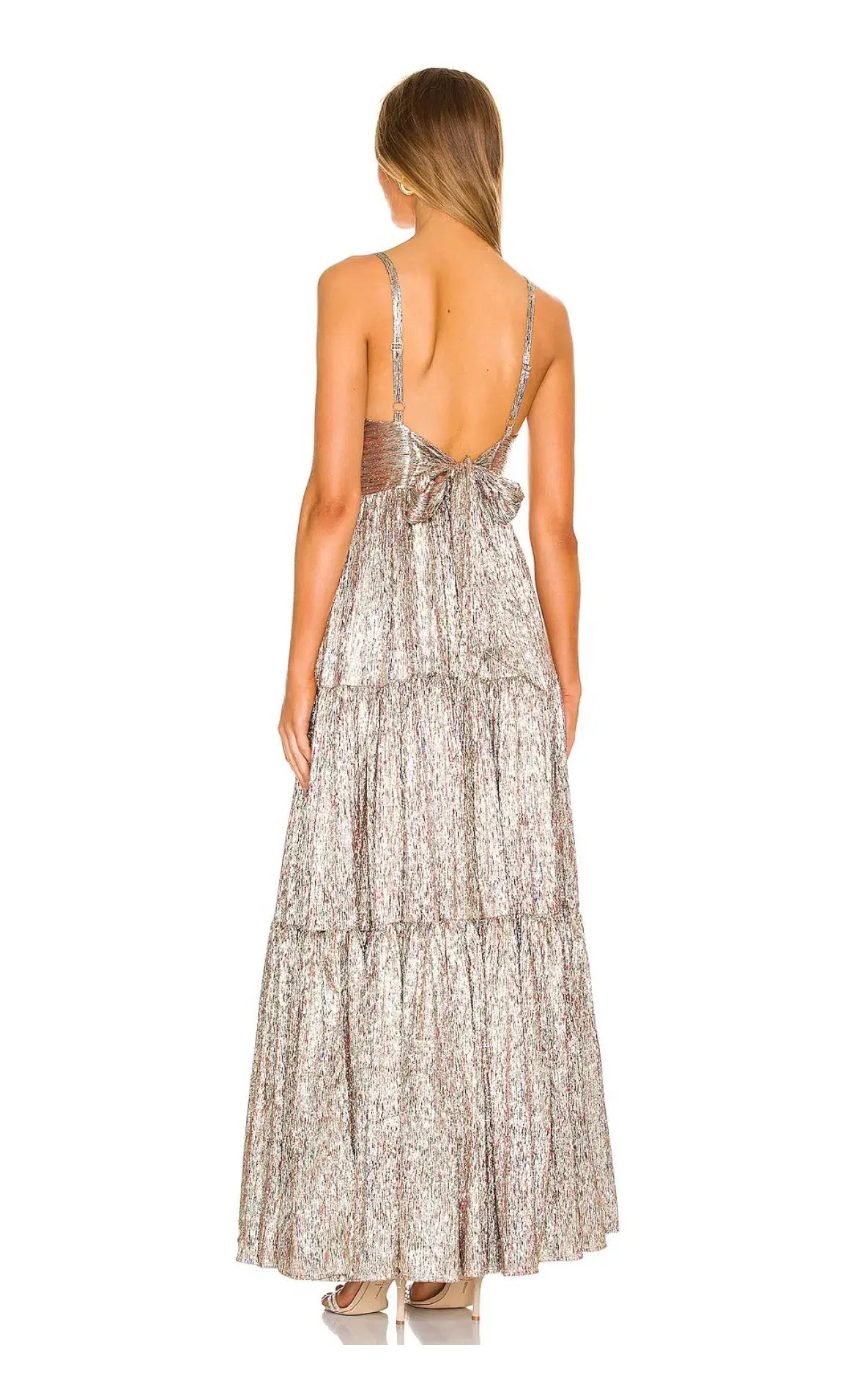 Sabina Musayev Pacific Dress Gold Foil Size XS/Au 8 photo 5