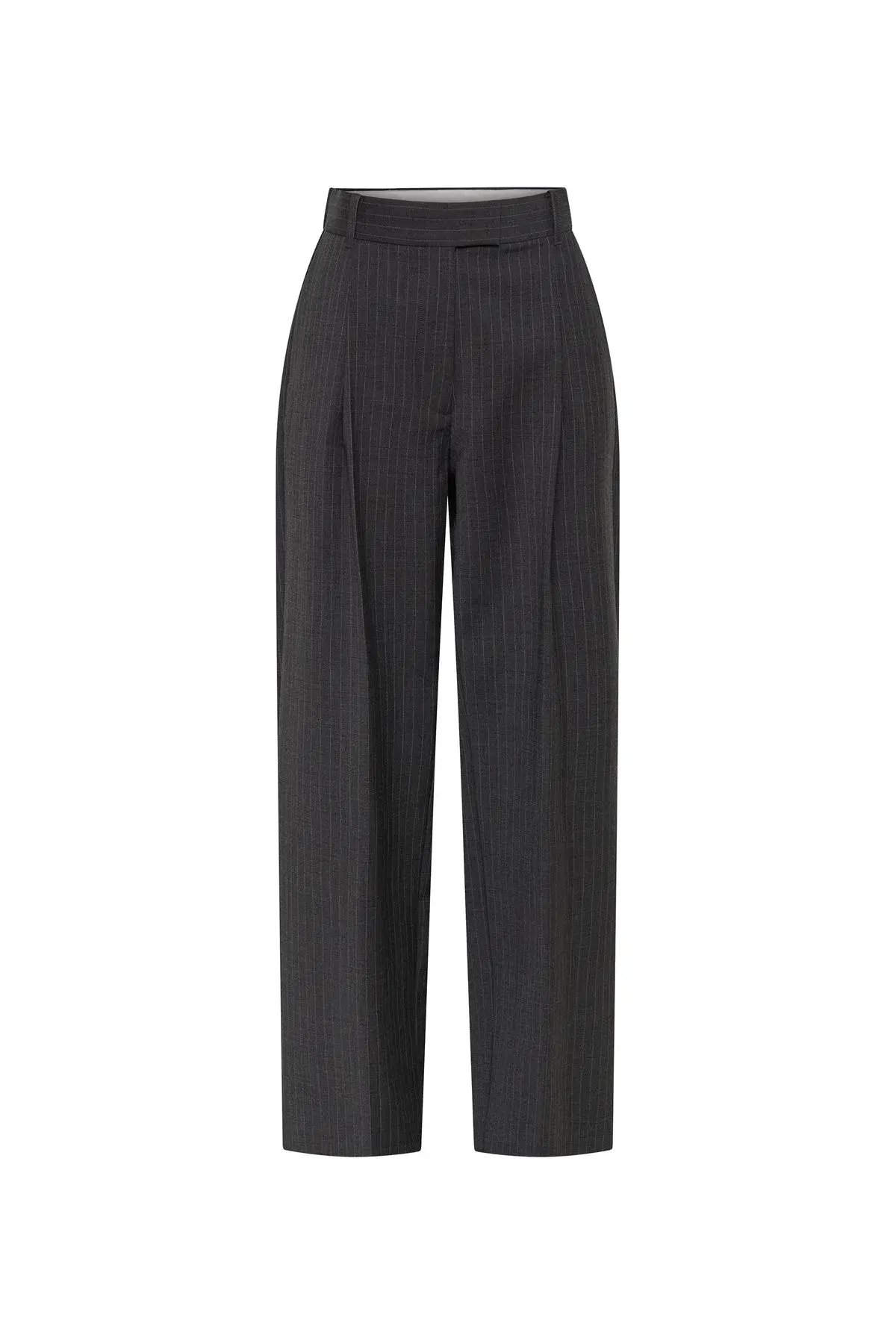 Camilla and Marc Brancusi Blazer and Pant Set Charcoal Pinstripe Size AU 8 photo 7