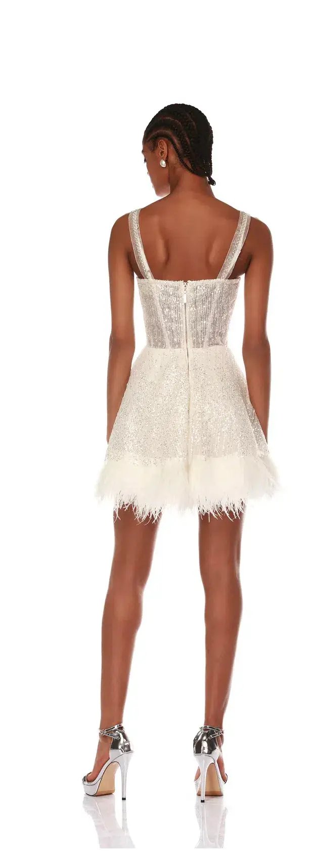 Bronx and Banco Mademoiselle Mini Dress White Size S / AU 8 photo 3