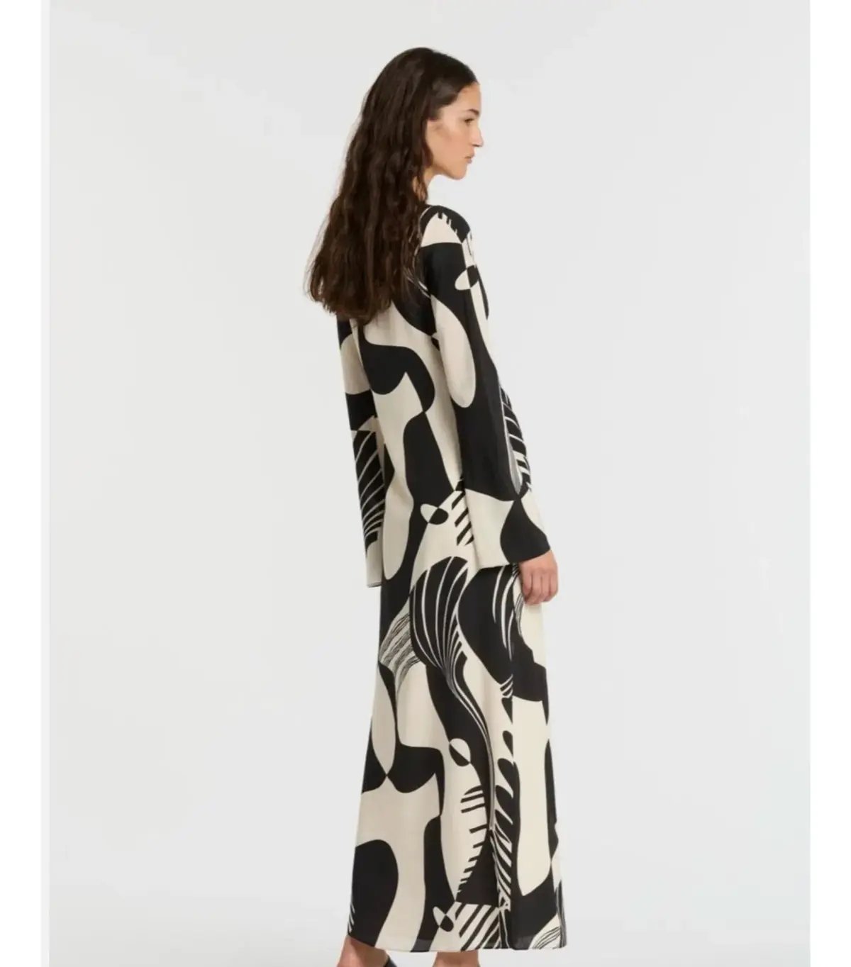 Sir The Label Realisme Twist Maxi Dress Print Size 1 / AU 8 photo 2