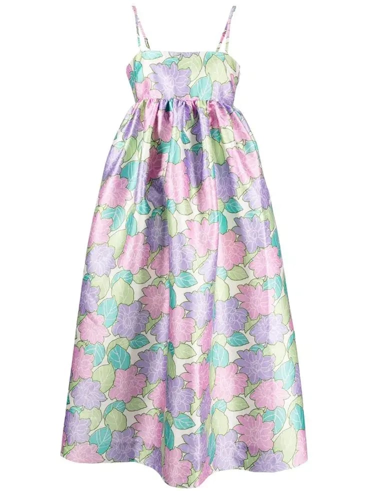 Alemais Luella Midi Dress Floral Size 10 photo 4