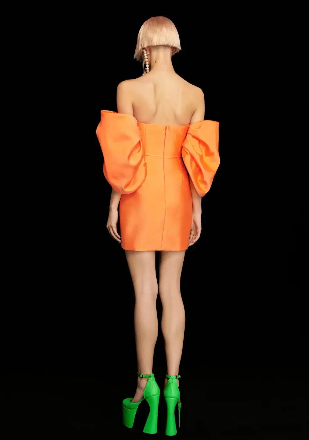 Solace London The Elina Mini Dress Coral Size 10 photo 4