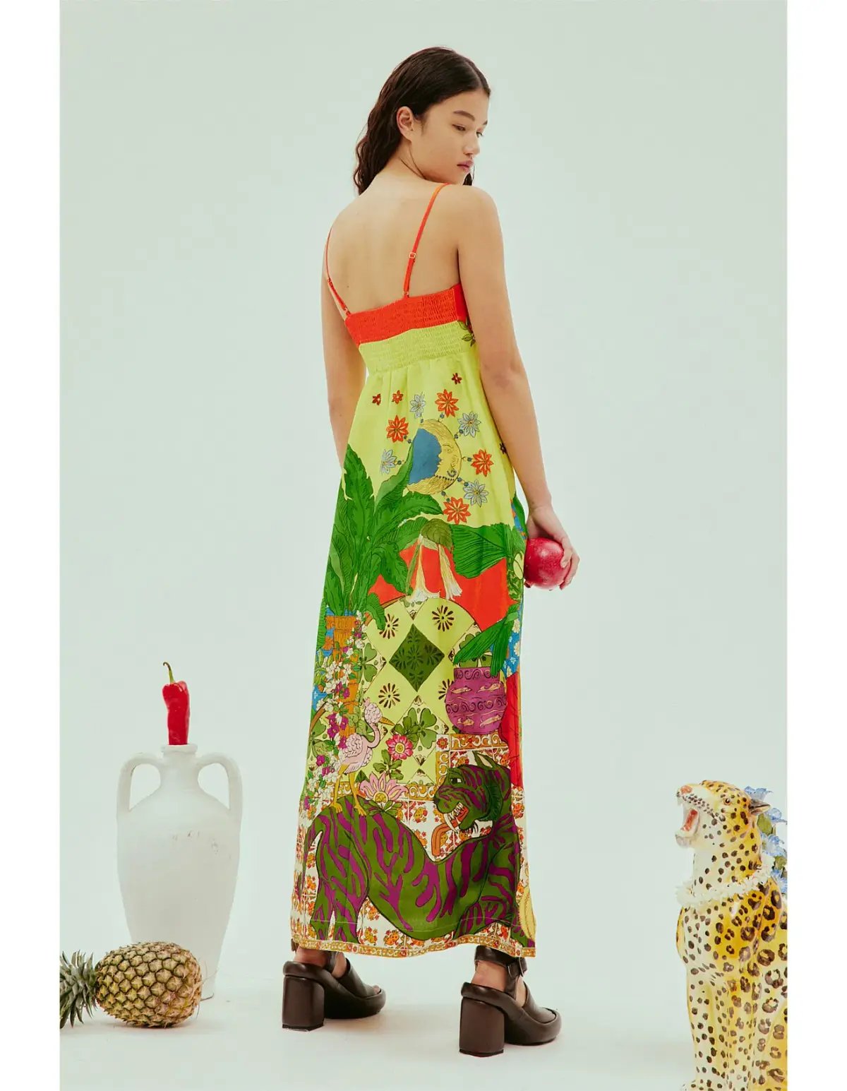 Alamais Tiger Day Dress Multi Size AU 6 photo 6