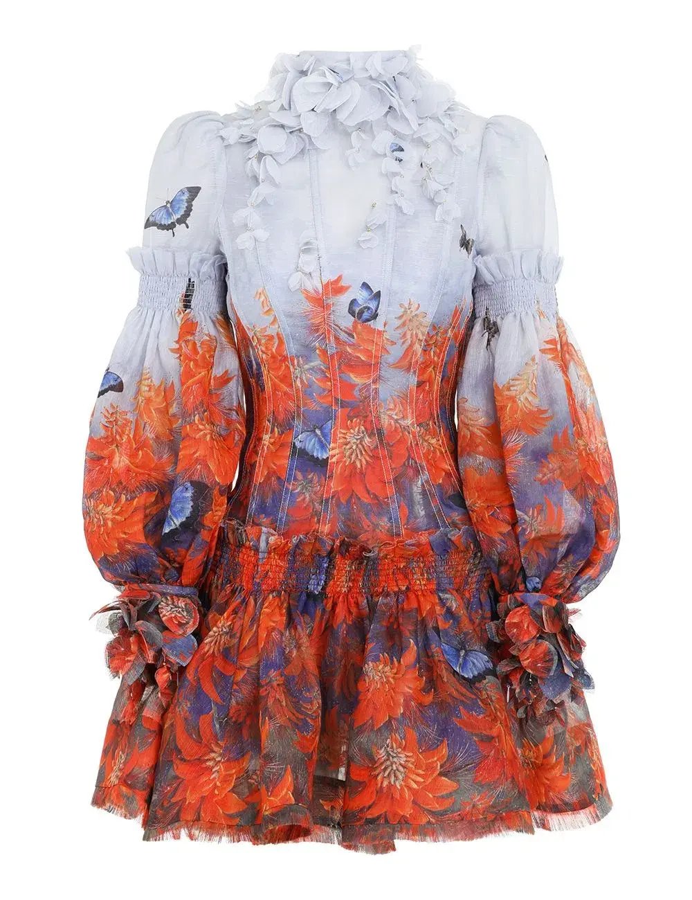 Zimmermann Botanica Mini Dress Wild Flower Size 1 / AU 10 photo 4