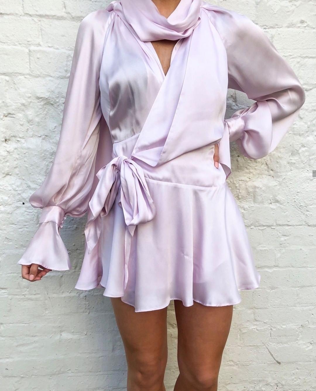 Acler Doheny Mini Dress in Blush Size 6 photo 7