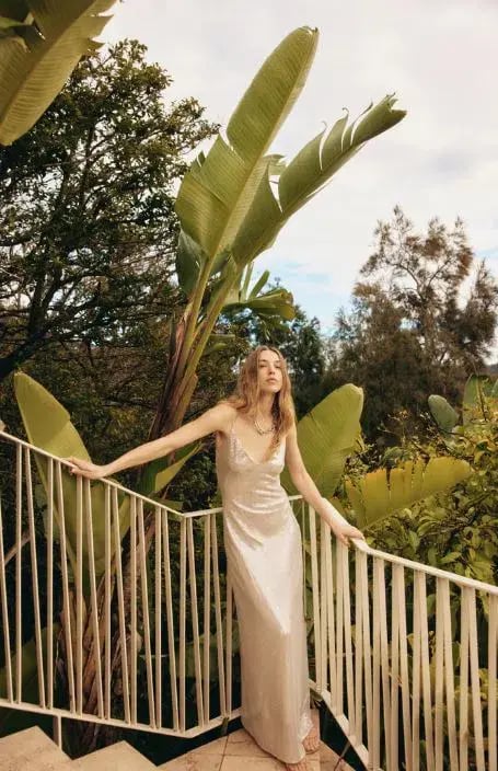 Manning Cartell High Voltage Slip Dress Nude Silver Size 10 photo 4