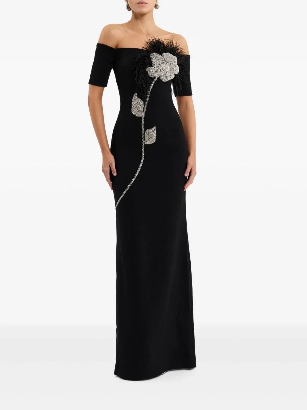 Rebecca Vallance Starlight Gown in Black Size AU 8 photo 2