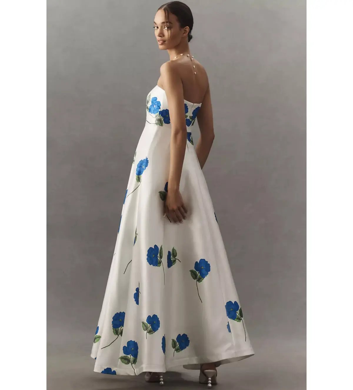 Aston Studio Audrey Dress Celeste Foam Size 8 photo 3