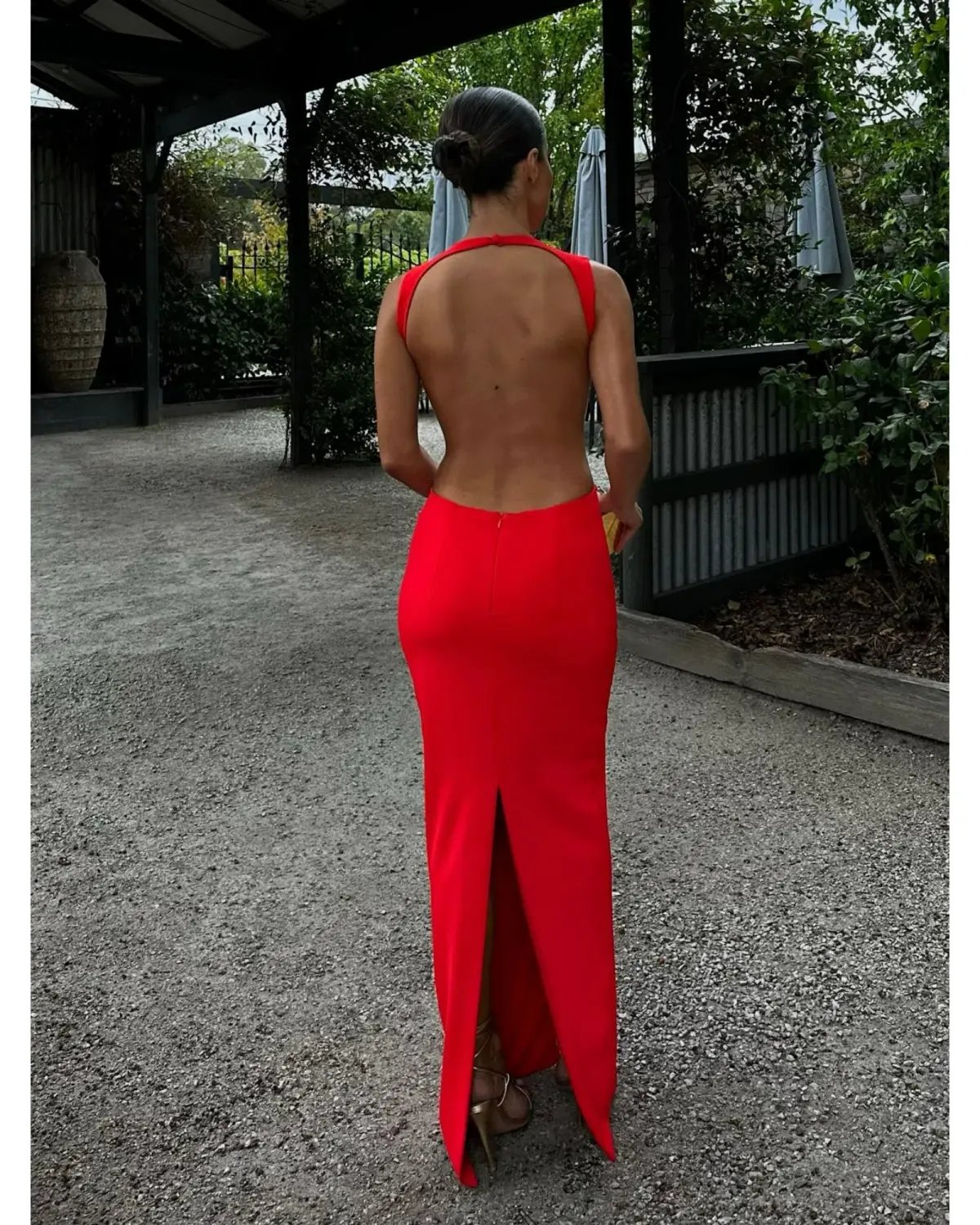 Effie Kats Valencia Gown Red Size Small / AU 8 photo 3