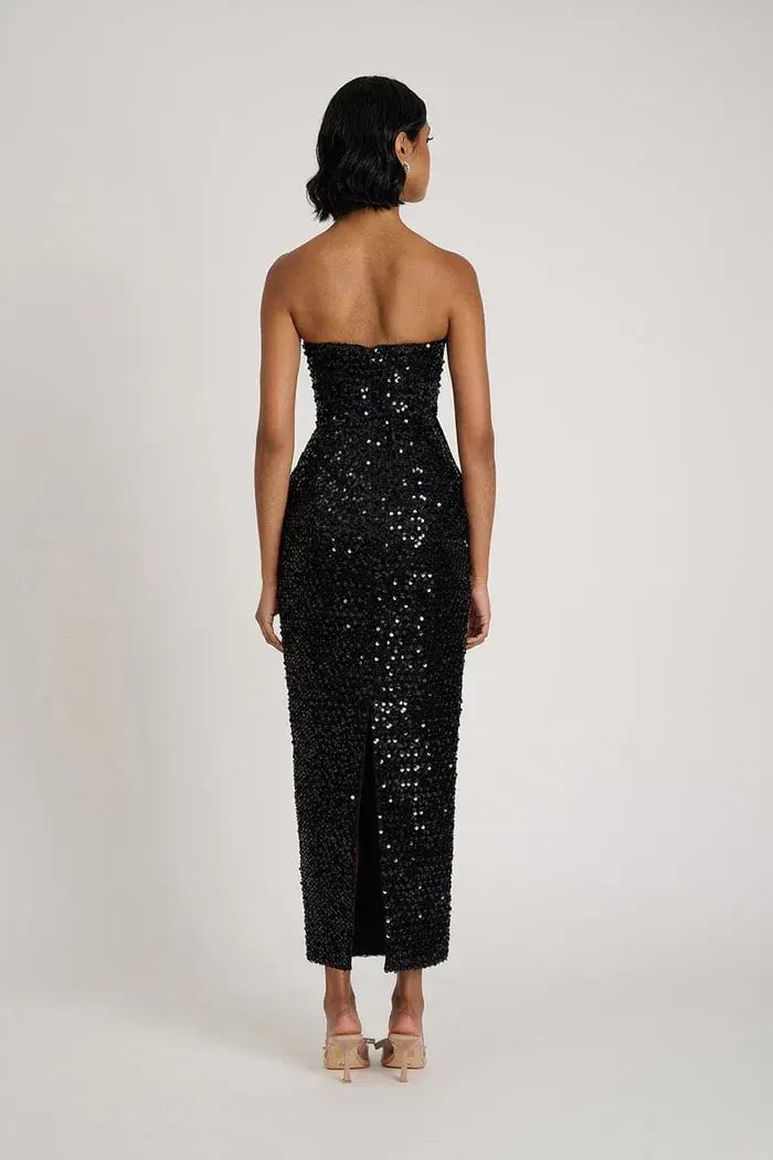 Eliya The Label Joslin Dress Black Size M/AU 10 photo 2