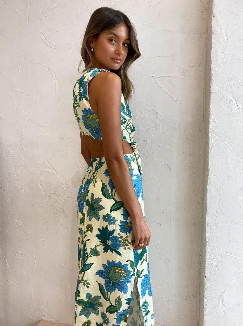 Sir the Label Alexandre Knot Dress in Marguerite Print Size 3 / AU 12 photo 6