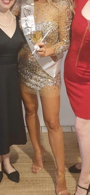 Jovani Long Sleeve Embellished Party Dress 7757 photo 2