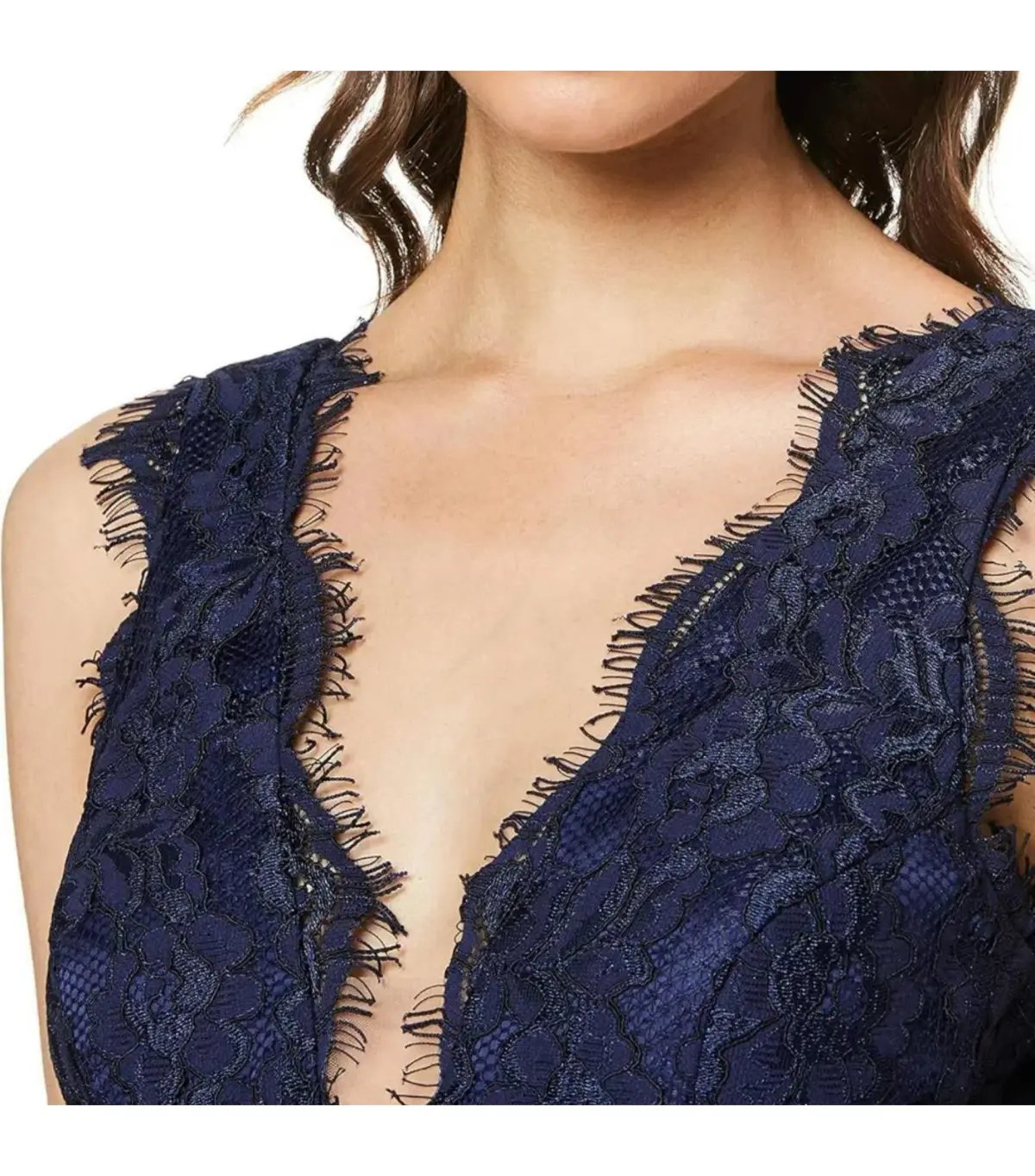 Samantha Rose Willa Lace Mini Dress Navy Size AU 10 photo 3
