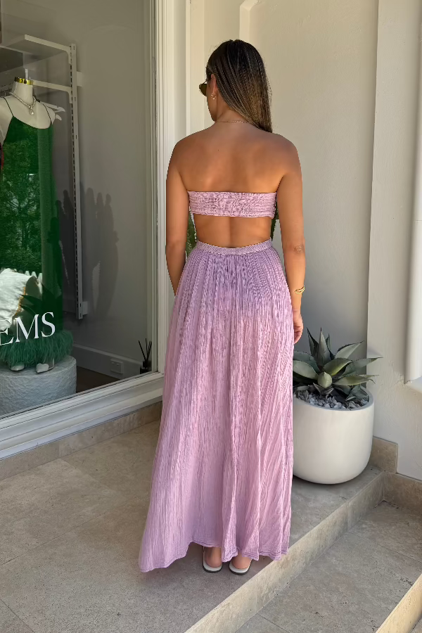 D'ARTEMIDE CHLOE DRESS - LILAC photo 3