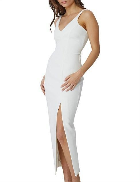 BYJOHNNY CONTOUR LINES SPLIT MIDI DRESS - SIZE 6 photo 2