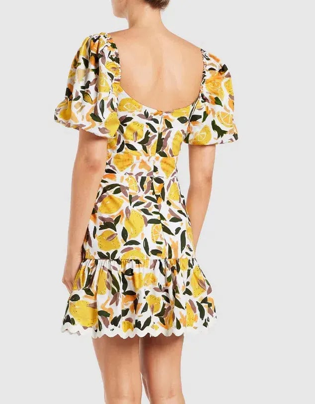 Rebecca Vallance Amarilla Mini Dress Print Size 10 photo 3