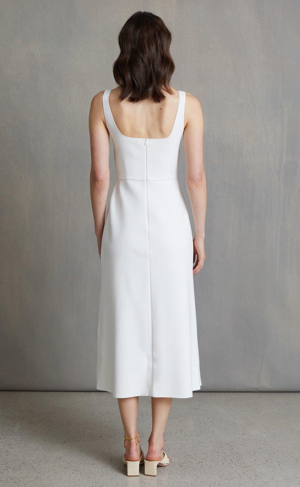 Bec + Bridge Forever Young Midi Dress In Ivory - SIZE 10 photo 11