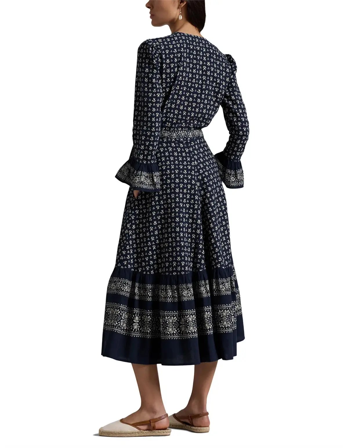 Polo Ralph Lauren Floral Print Wrap Dress Size AU 4 photo 2
