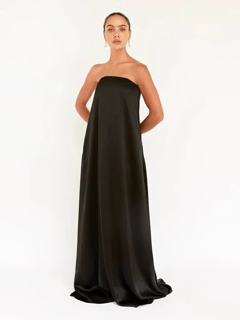 Anna Quan Delfina Maxi Dress Black Ink Size 10 photo 2