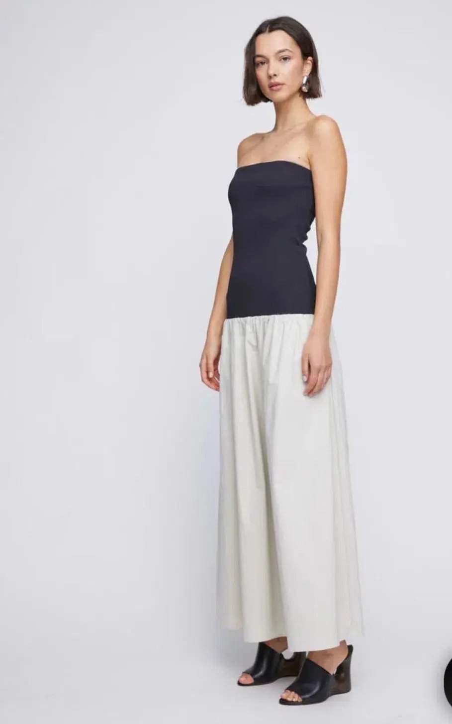 Anna Quan Amyra Dress Dove Cotton Size 8 photo 4