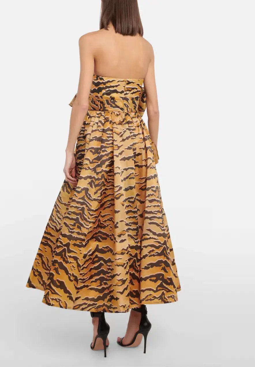 Zimmermann Matchmaker animal-print silk maxi dress photo 3