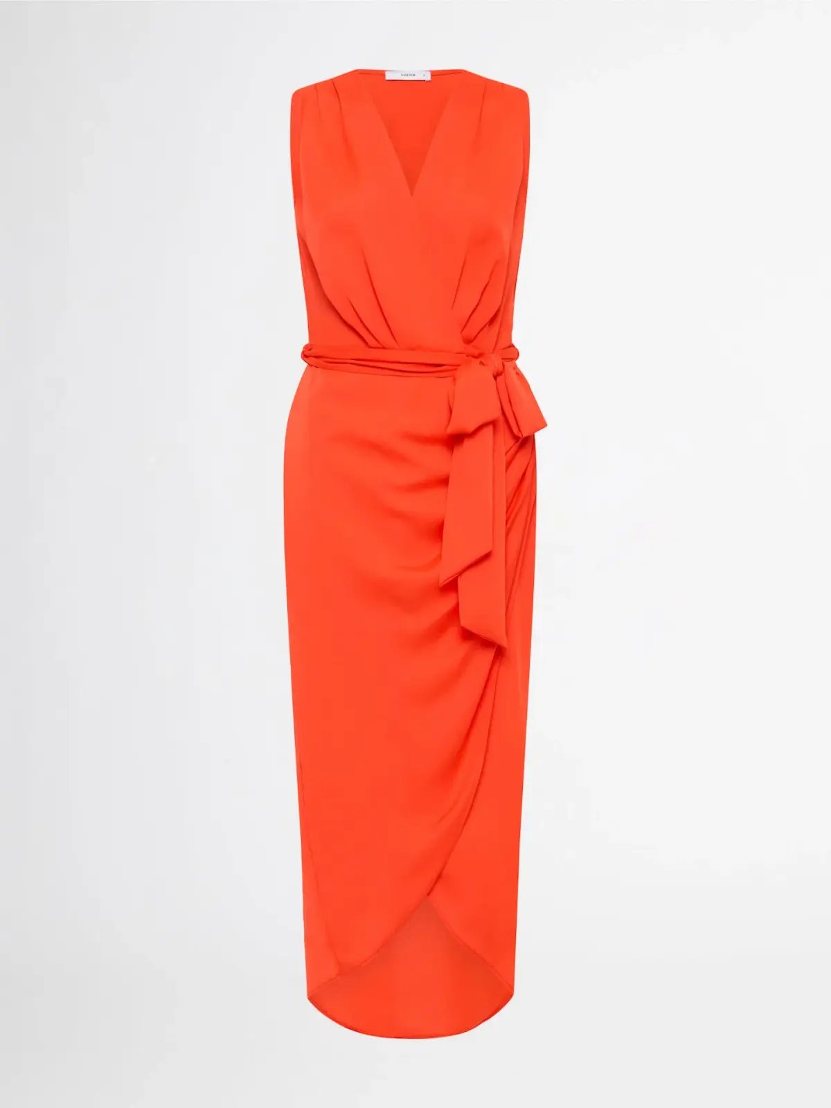 Sheike Saskia Midi Dress Coral Size 16 photo 6
