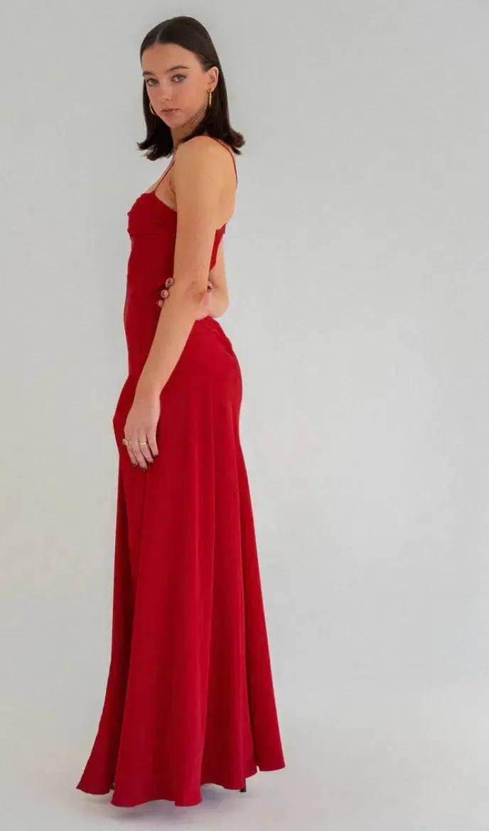 HNTR The Label Gaia Gown Red Size AU 6 photo 4