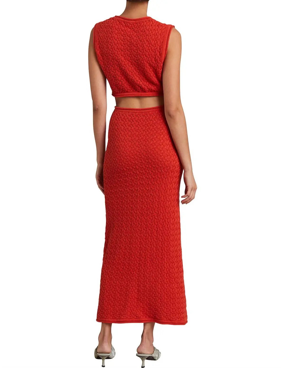 Bec & Bridge Effie Knit Dress Red Size 8 photo 3