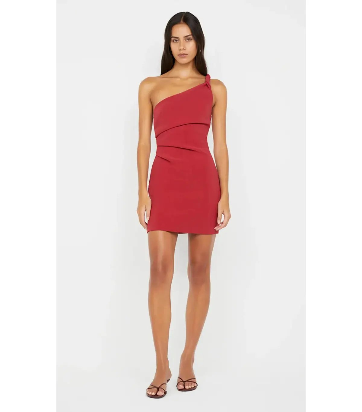 Bec & Bridge Ariven Asym Mini Dress Red Size AU 14 photo 2