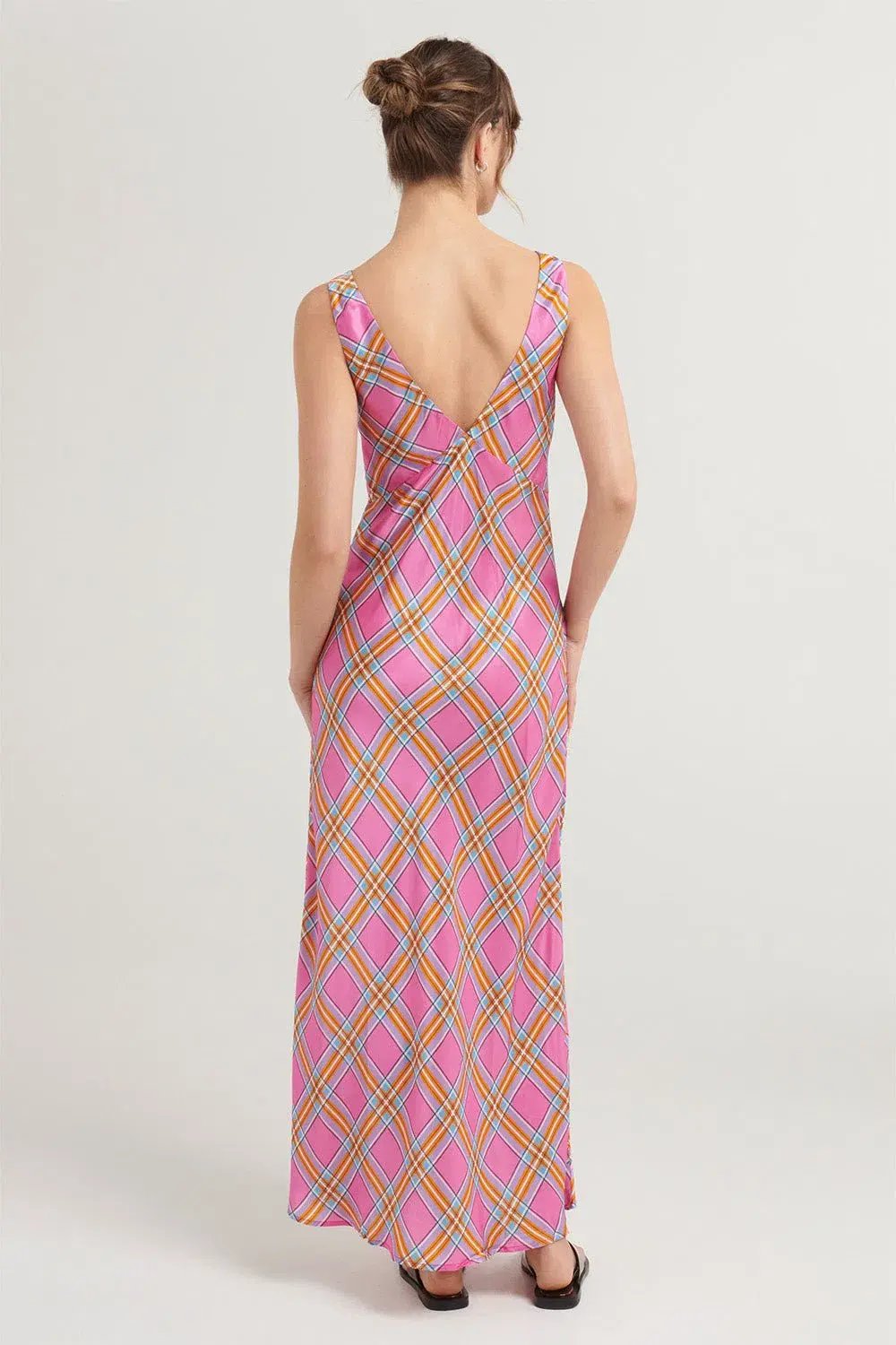 Steele Eadie Dress Pink/Print Size M /Au 12 photo 3
