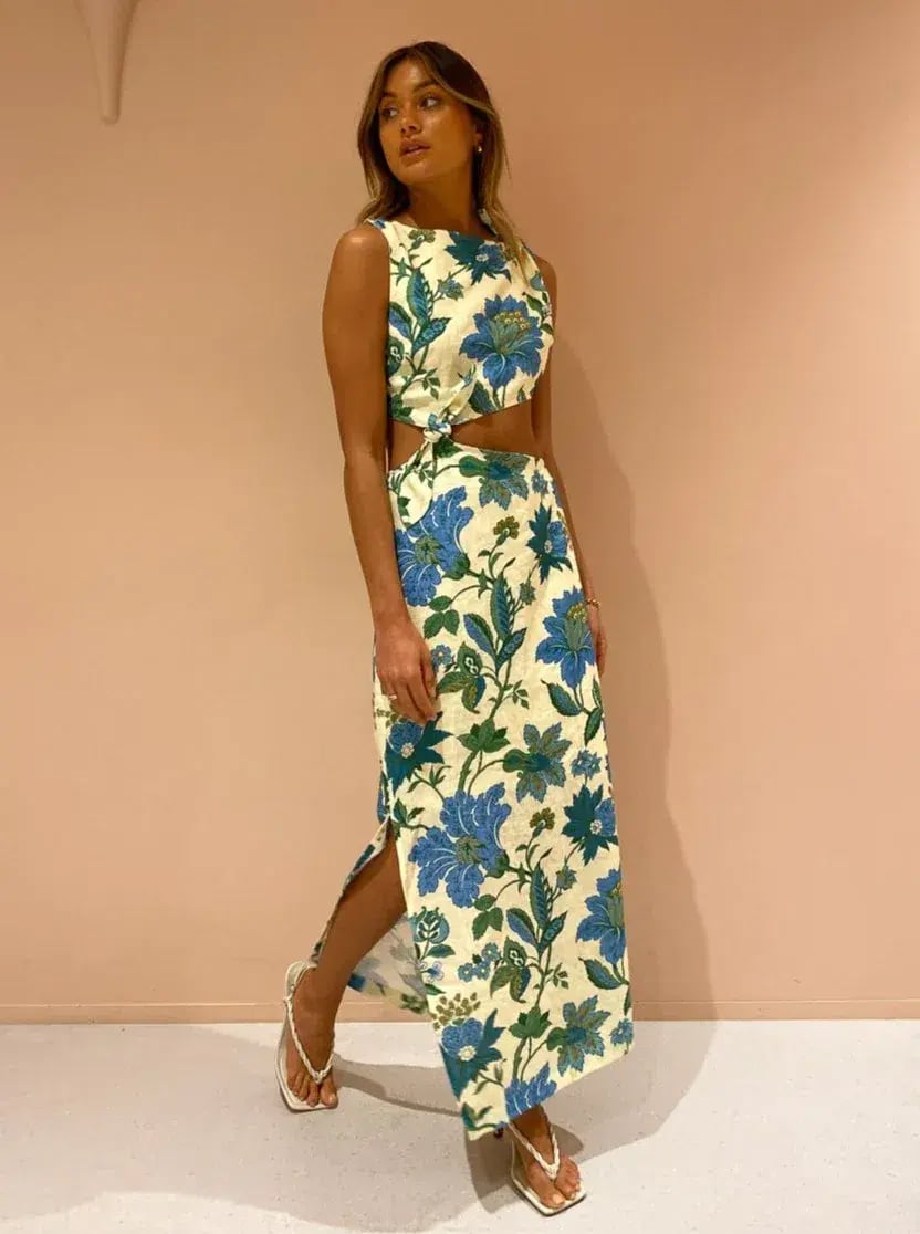 Sir the Label Alexandre Knot Dress in Marguerite Print Size 10 photo 8