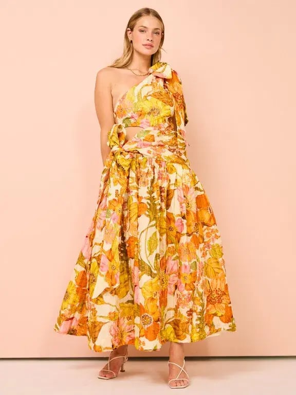 Alemais Silas One Shoulder Gown in Multi Size 10 photo 2