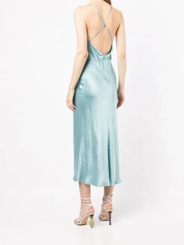 BEC & BRIDGE DUCK EGG VALENTINA MIDI DRESS - SIZE 8 AU/4 US (RRP $260) photo 2