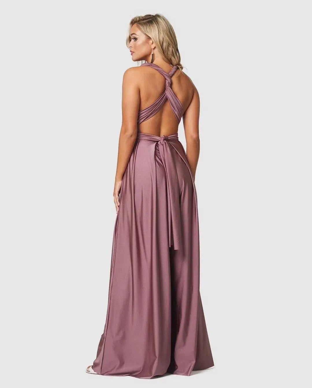 Tania Olsen Petra Formal Jumpsuit Tea Rose Size 8 photo 3