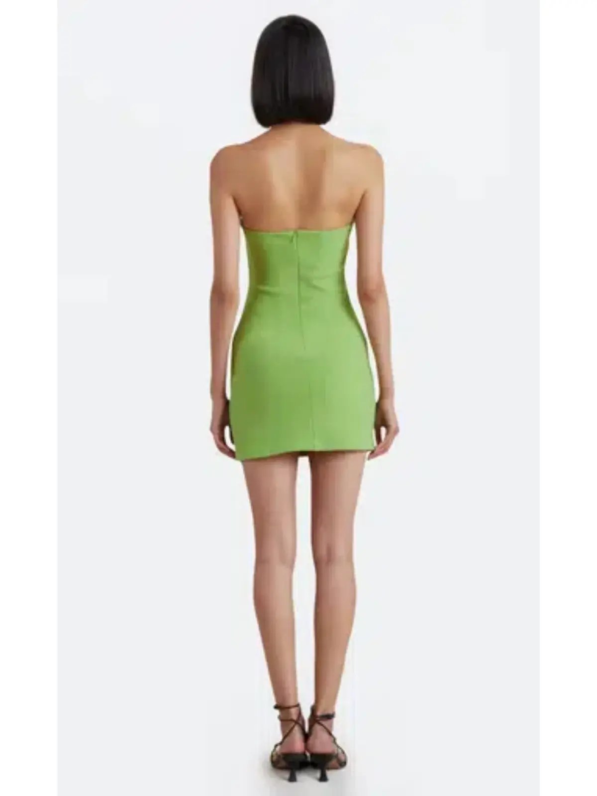 Bec & Bridge Karina Mini Dress Pea Green Size AU 6 photo 3