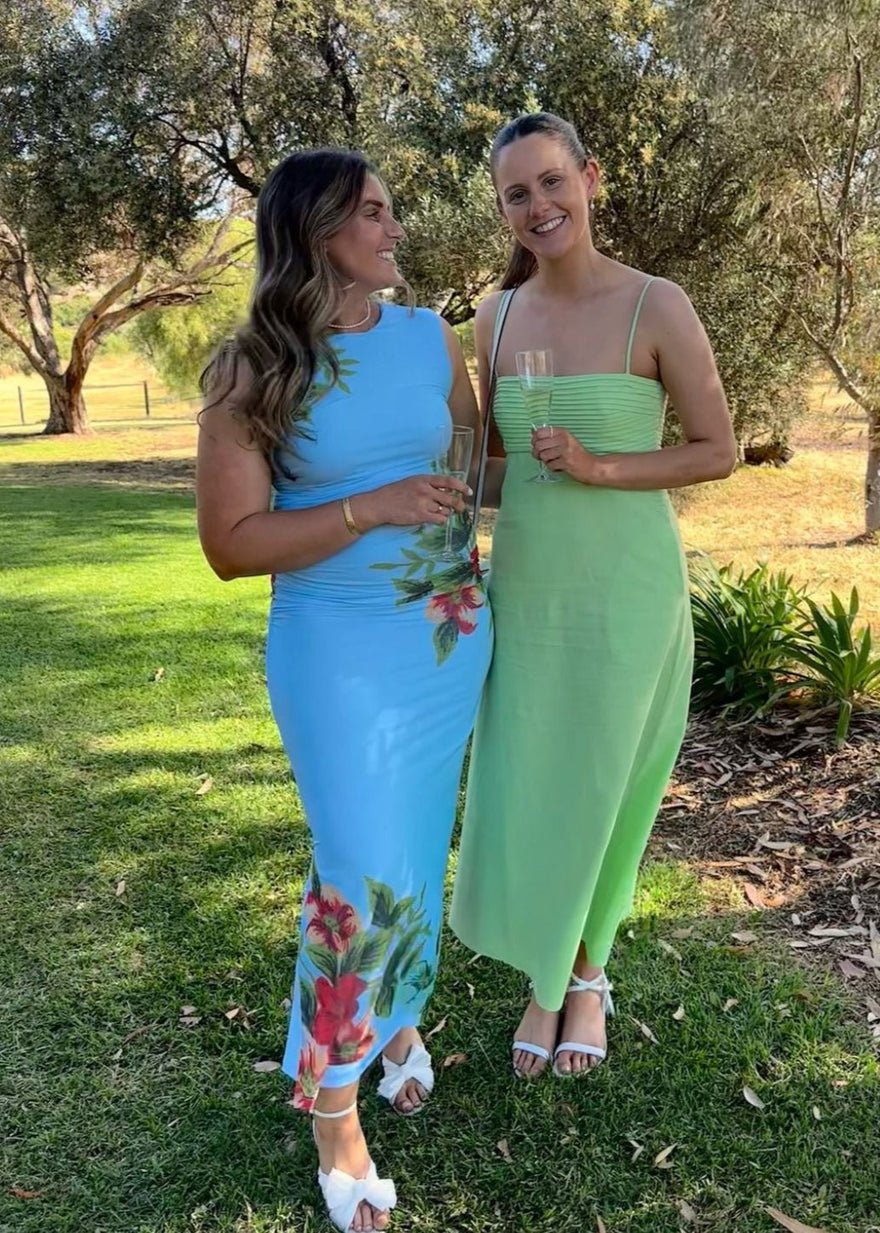 Aston Studio S Ariel Dress In Pool Bouquet photo 4