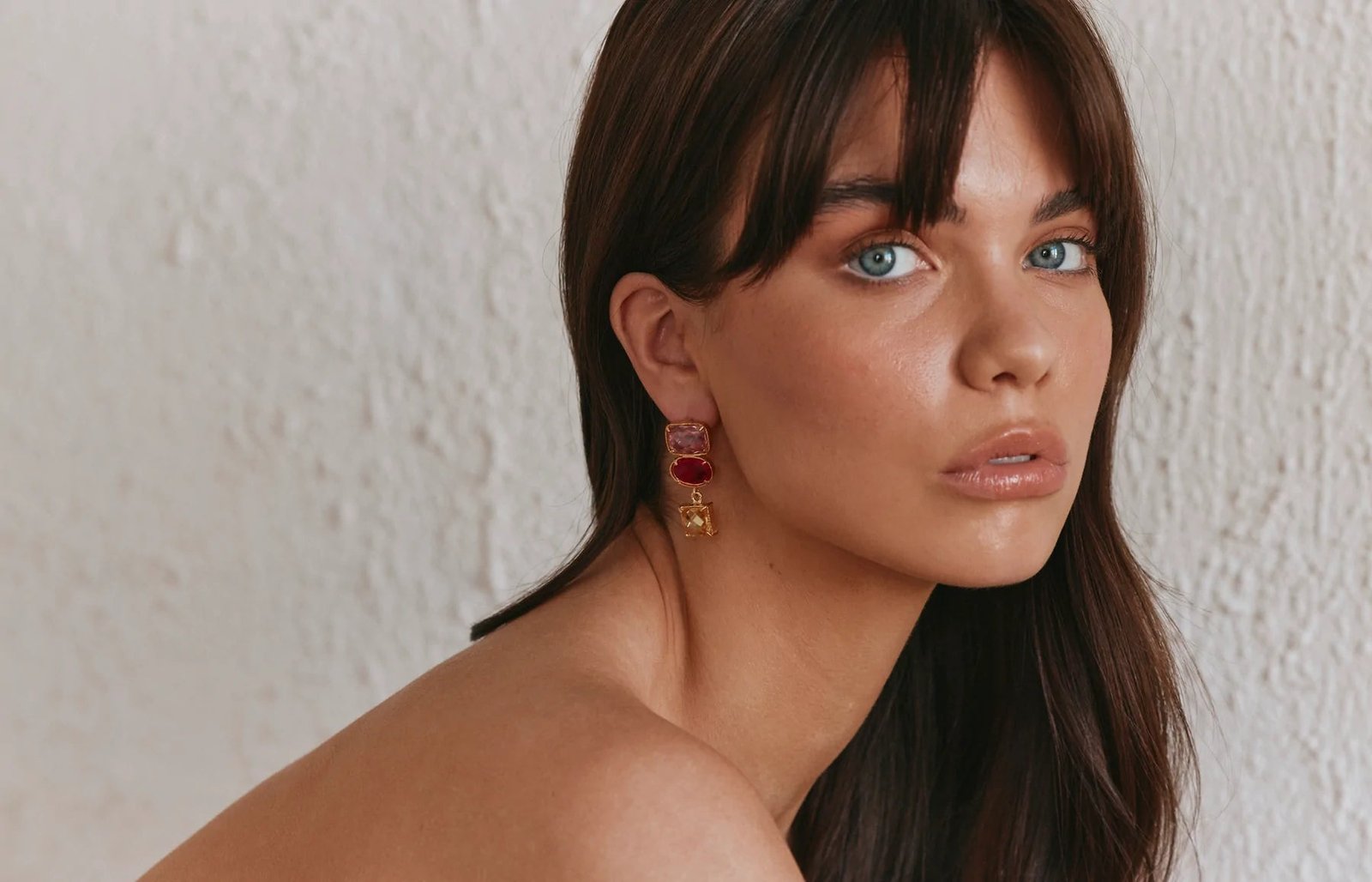 CHRISTIE NICOLAIDES GIOVANNA EARRINGS - PINK photo 4