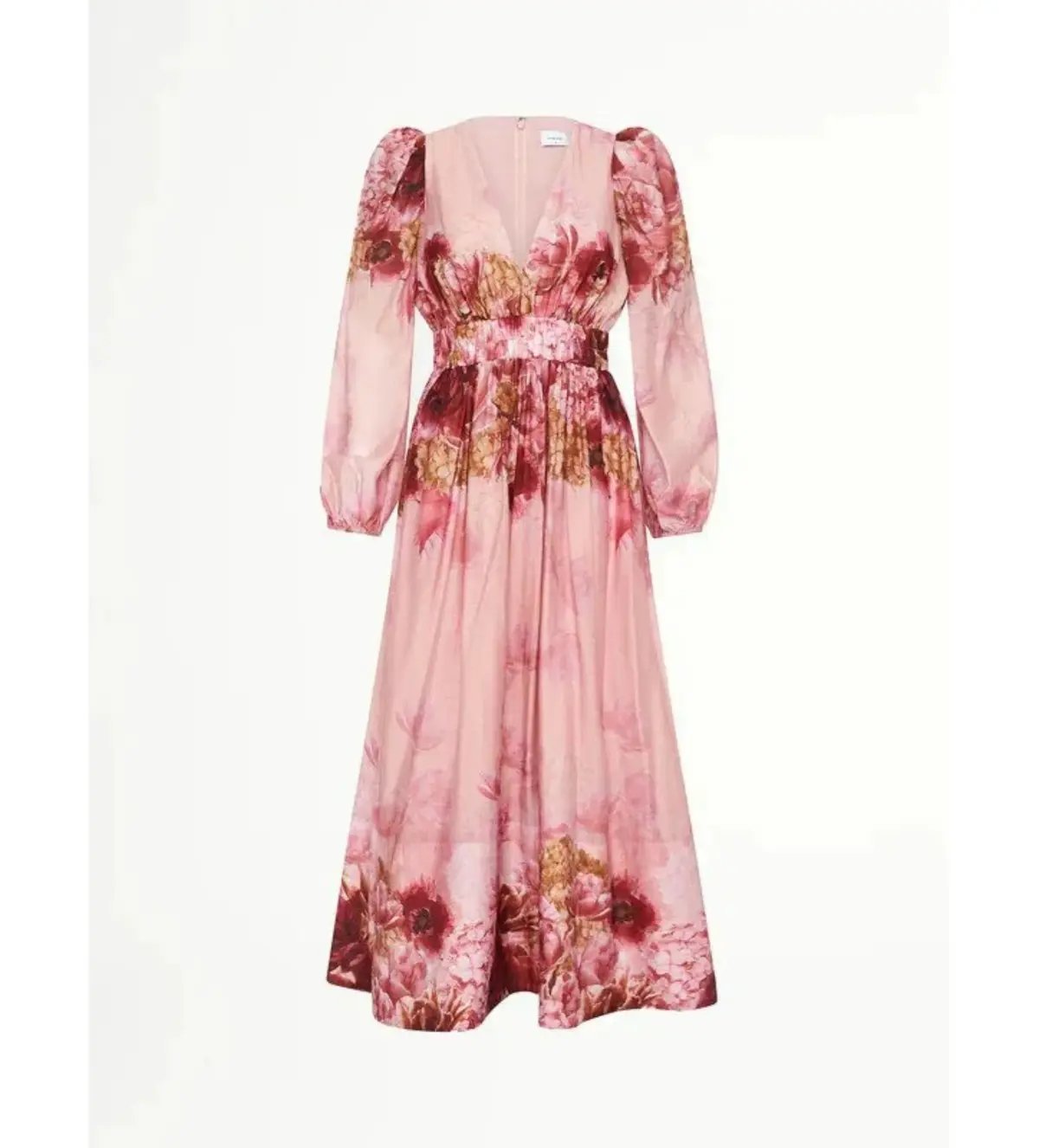 Sheike Swan Lake Midi Dress Pink Floral Size AU 16 photo 7