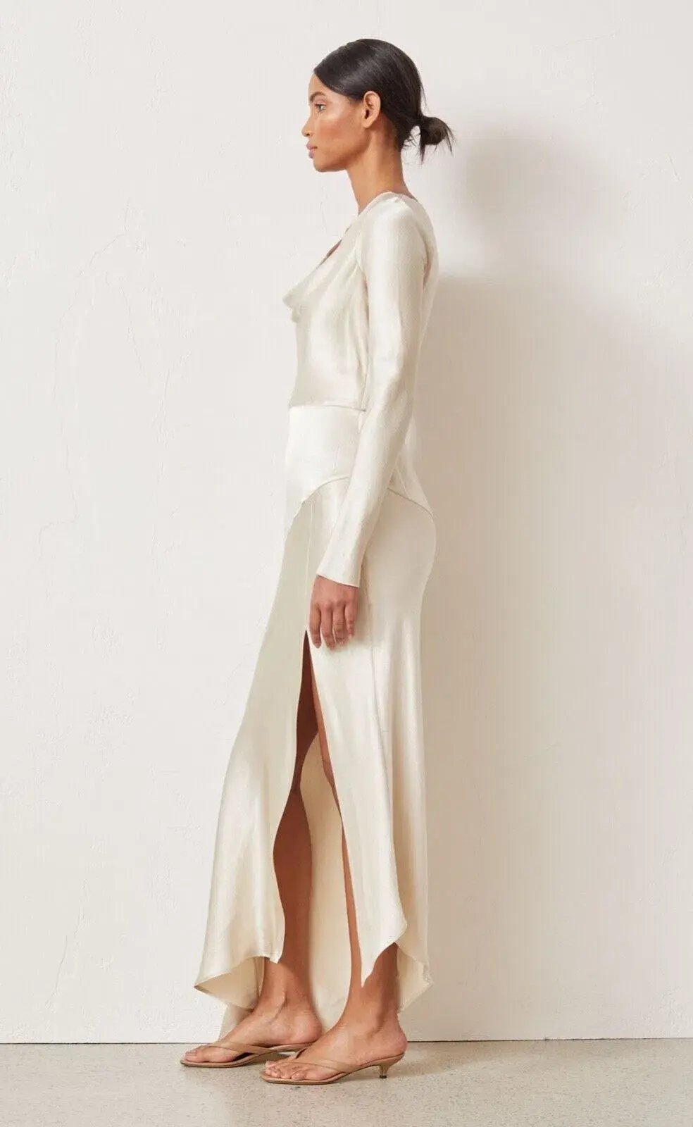Bec & Bridge Frederic Long Sleeve Dress Oyster Size 6 photo 2