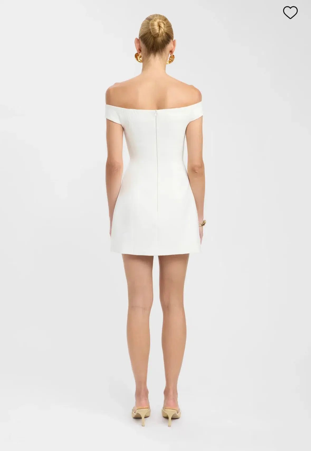 Kookai Alto Off Shoulder Mini White Size AU 12 photo 3