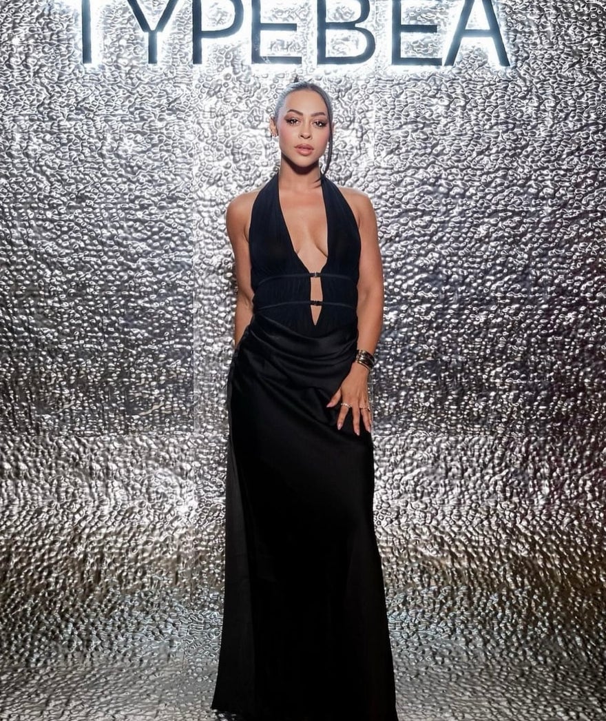 Misha Collection Celine Satin Maxi Dress photo 2