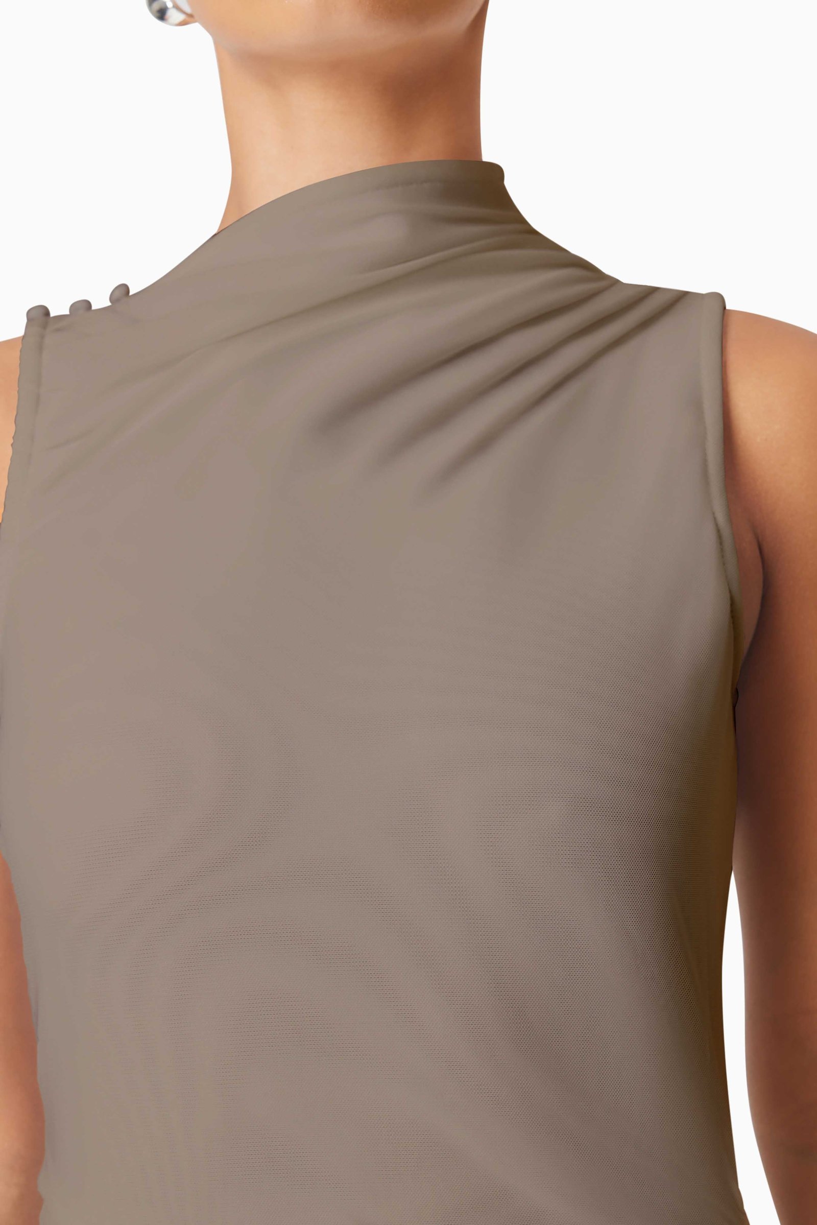 ELLIATT PHOEBE MAXI DRESS - MUSHROOM photo 4