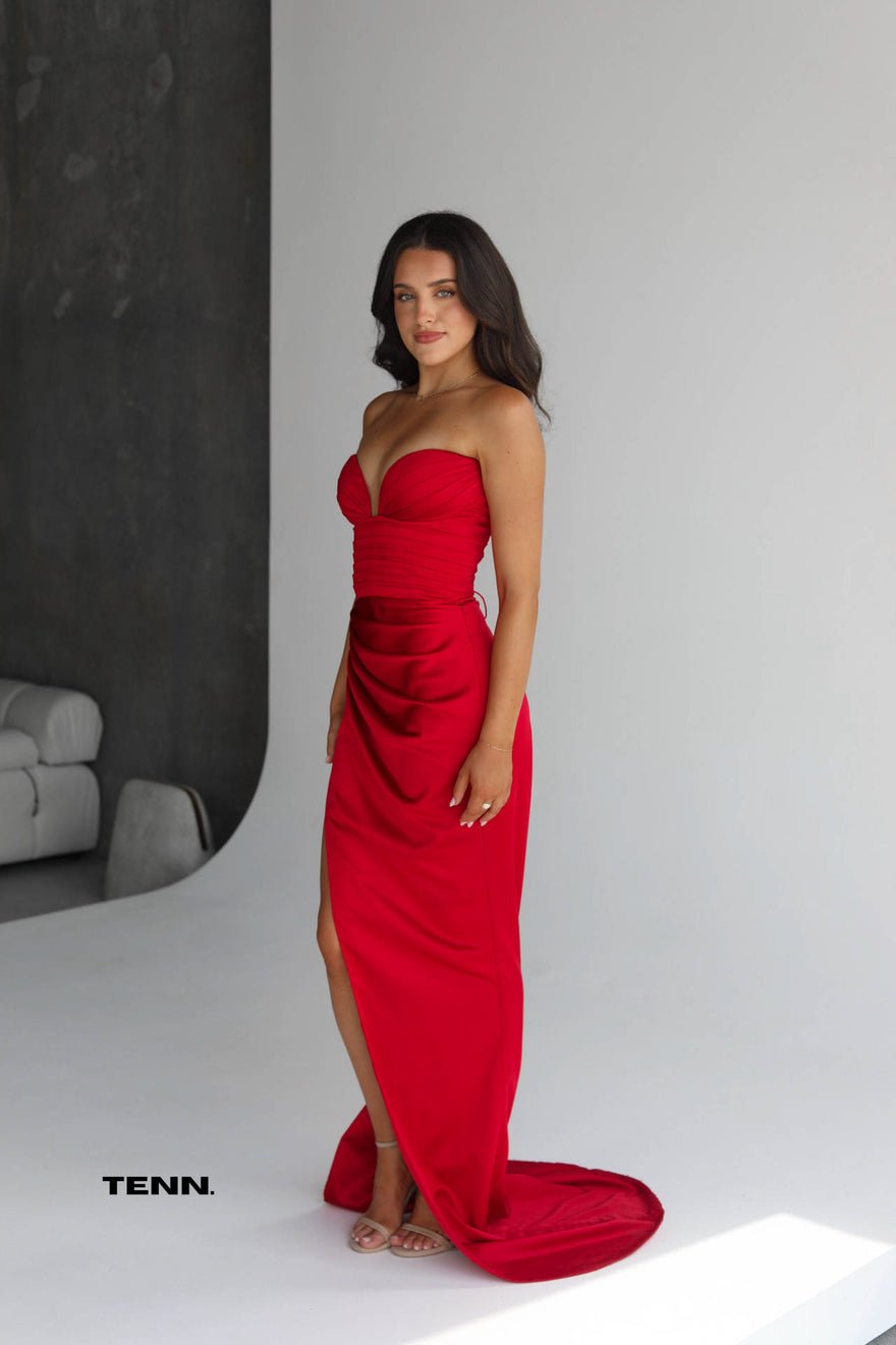 Lia Stublla Sofia Gown - red photo 2