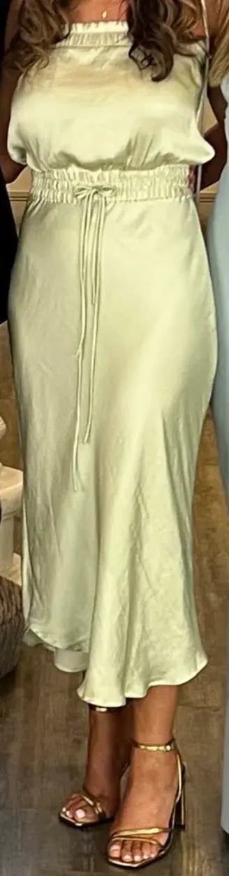 Flannel Yasmin Cami Dress Green Size 1 / Au 8 photo 2