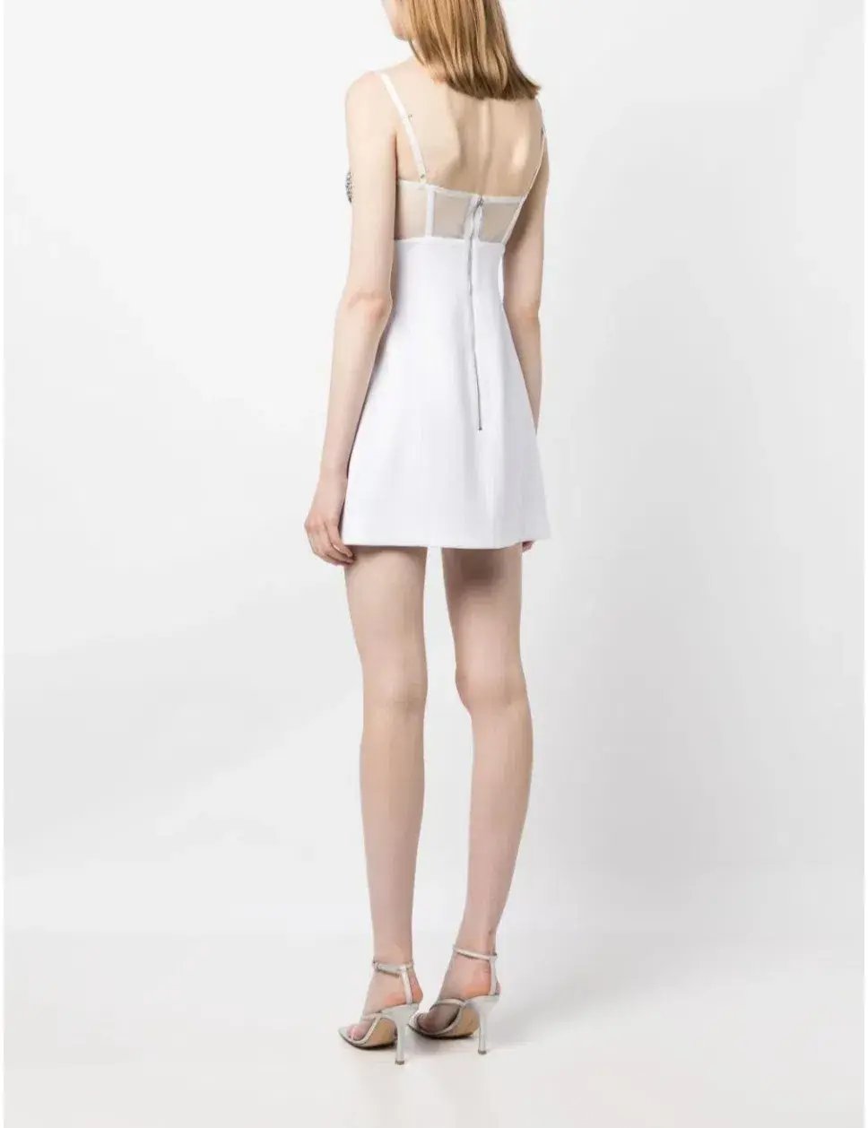 Rachel Gilbert Hartley Mini Dress Ivory Size 3/AU12 photo 4