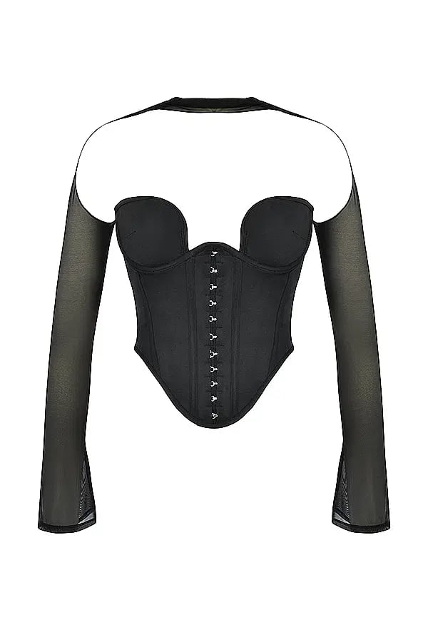 House of CB Mina Structured Corset Black Size S / Au 8 photo 6