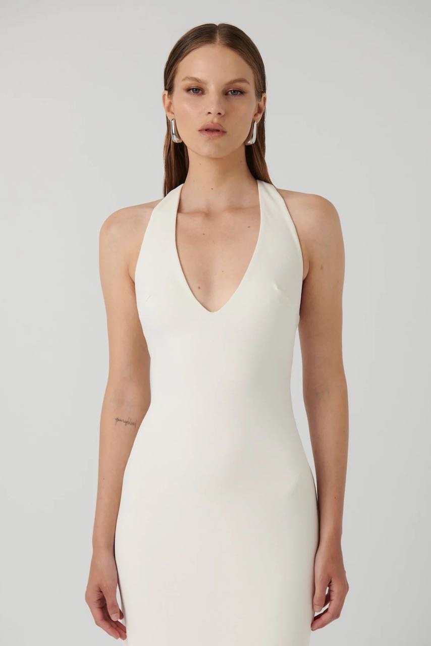 EFFIE KATS EIZA GOWN - IVORY photo 4